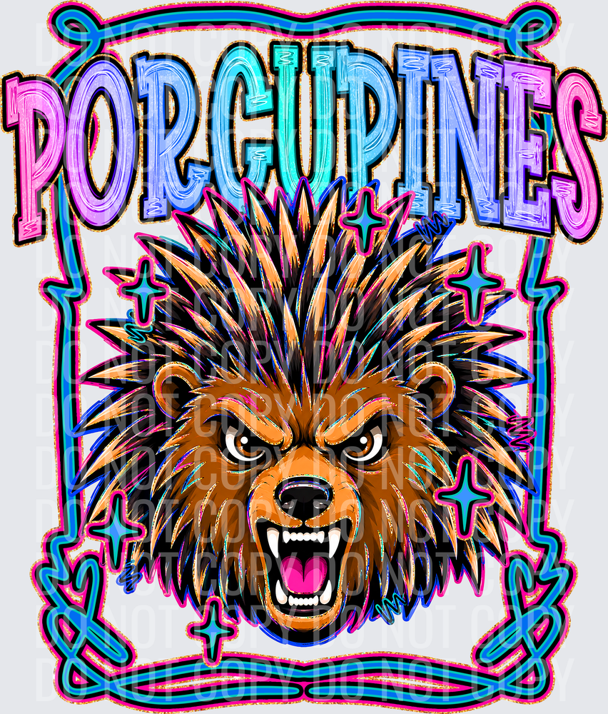 KayndiDesigns 08.26 Retro Pop Porcupines