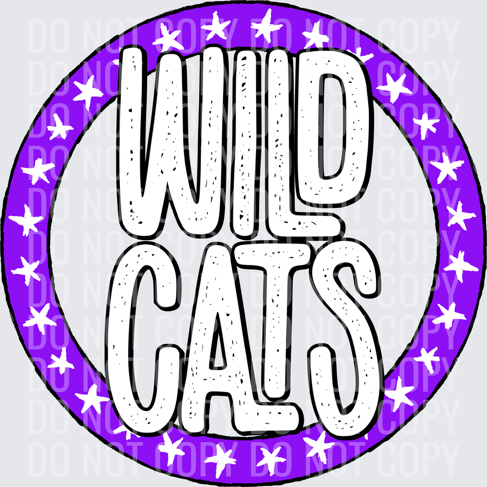 WildcatsStarCirclePurpleWhite