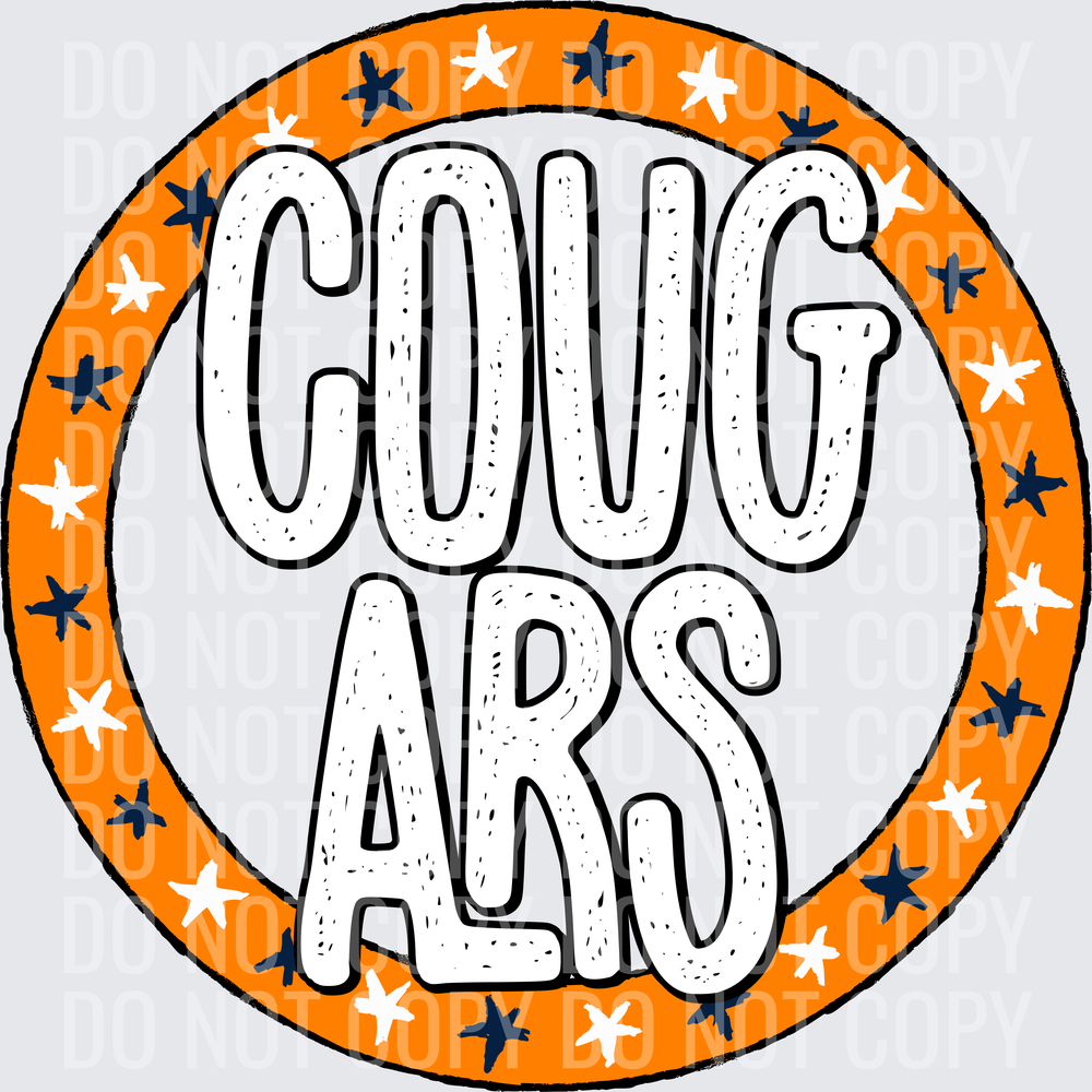 CougarsStarCircleOrangeNavyWhite