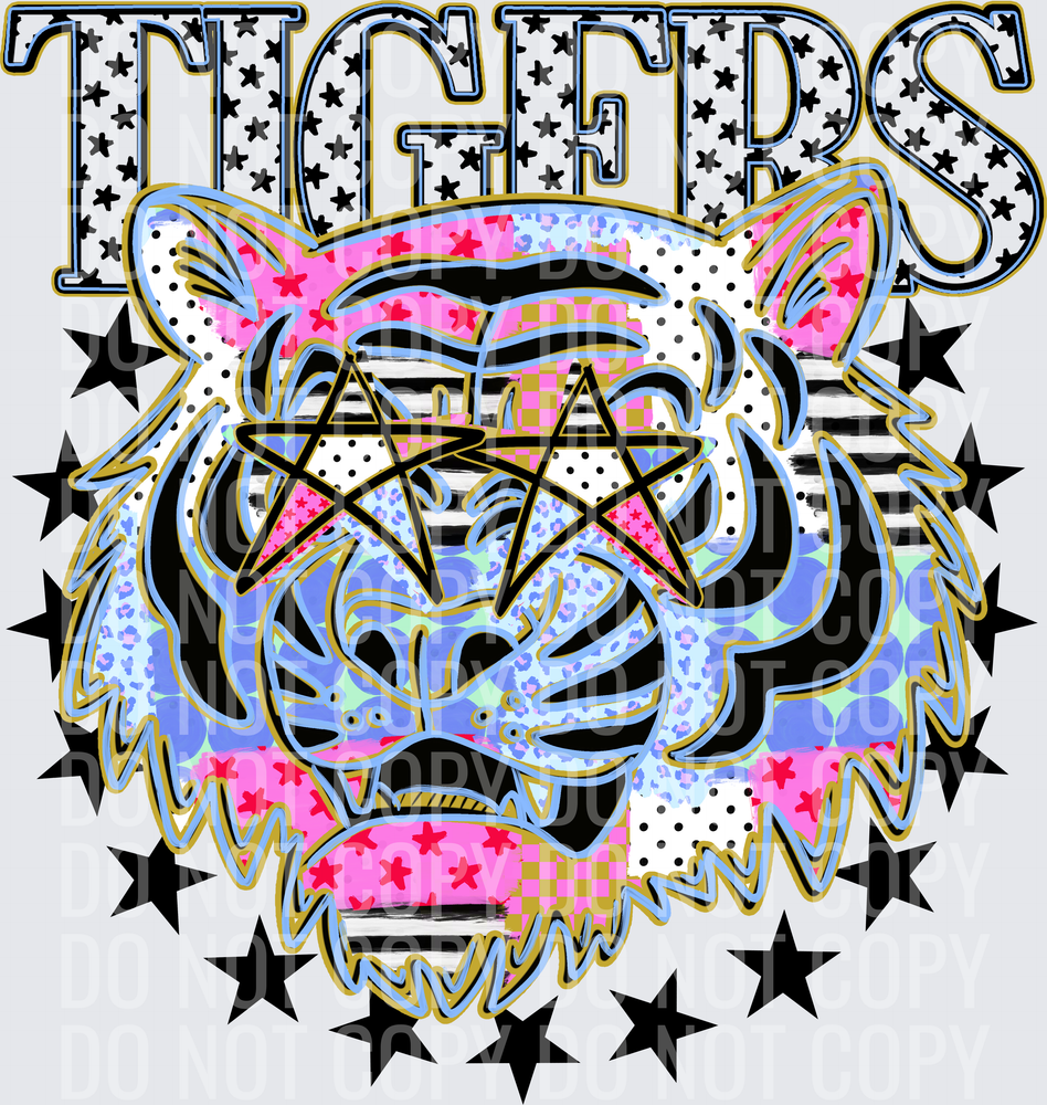 KayndiDesigns 09.26 Patchwork Varisty Stars Tigers 2