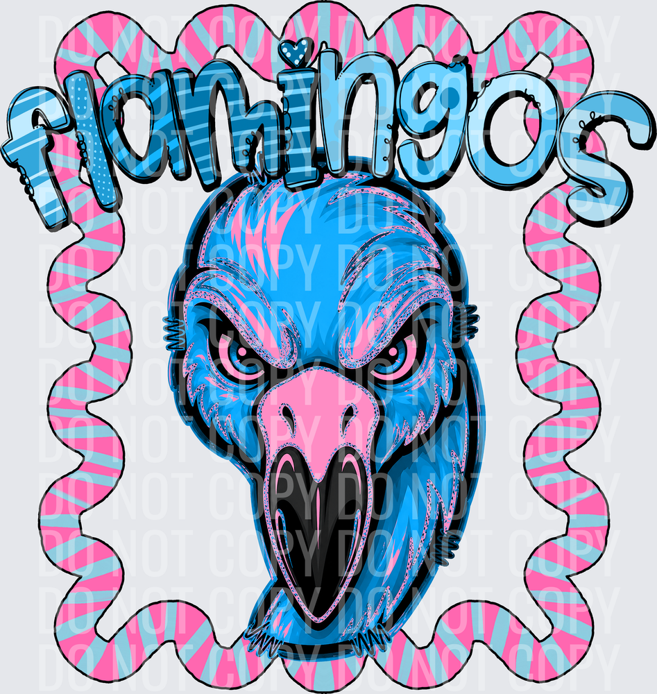 KayndiDesigns 08.26 Whimsy Flamingos