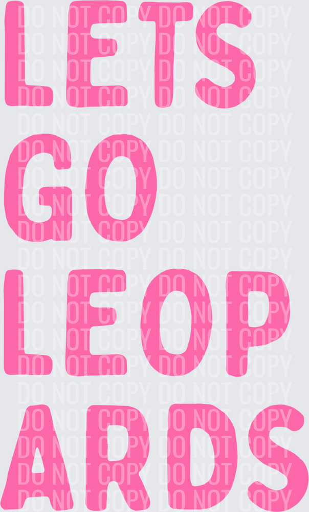 Lets go leopards