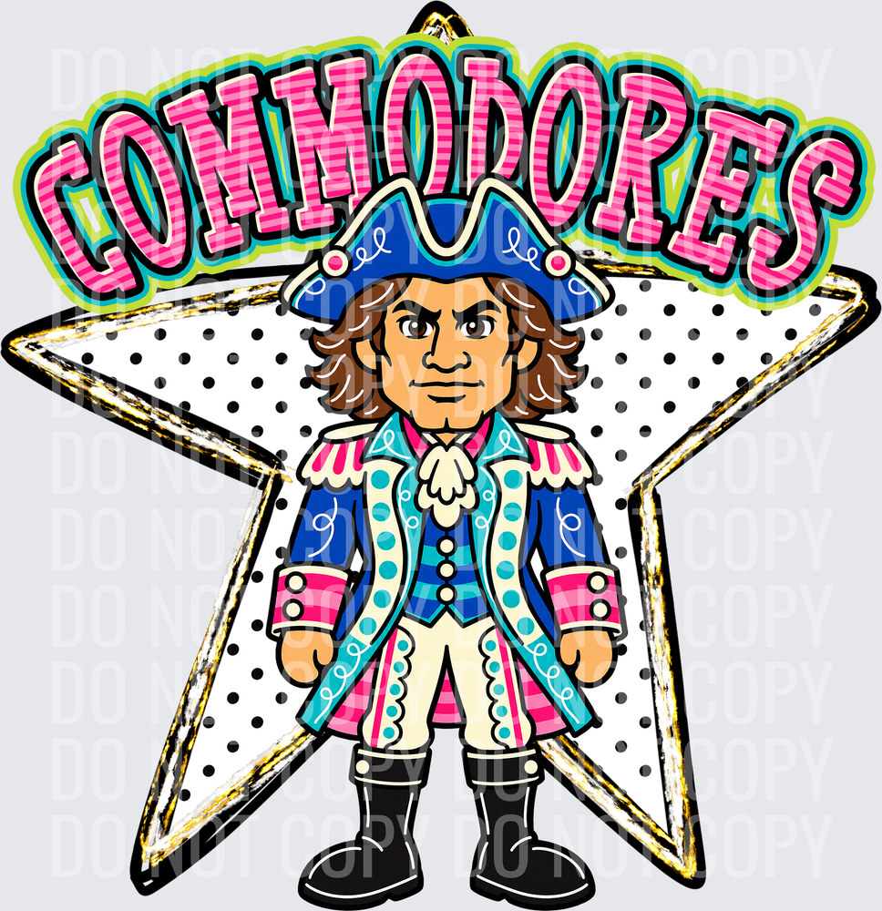 KayndiDesigns 10.26 Pattern Parade Star Commodores