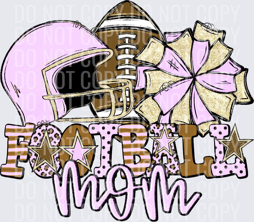 KayndiDesigns 08.26 Football Mom Lavender