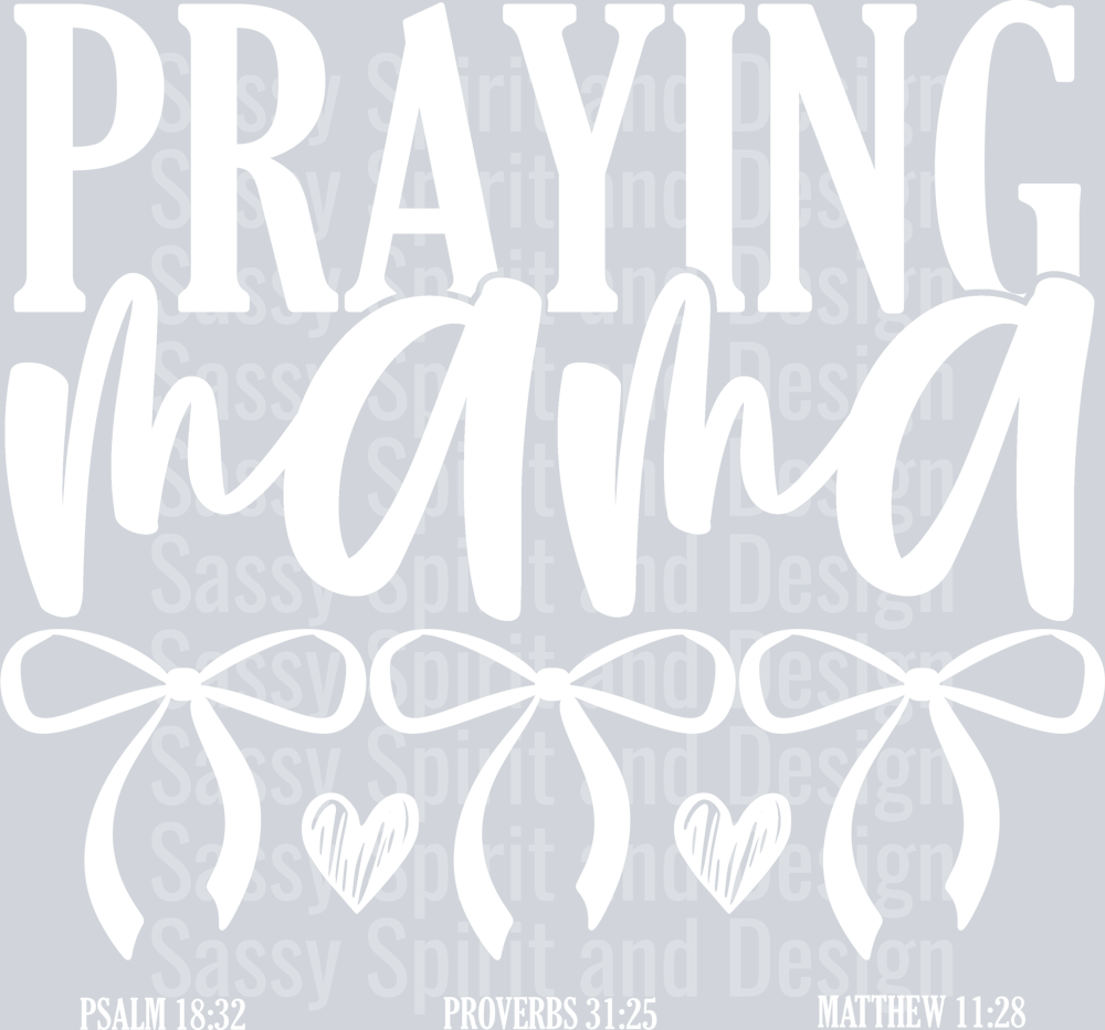 Praying Mama - white