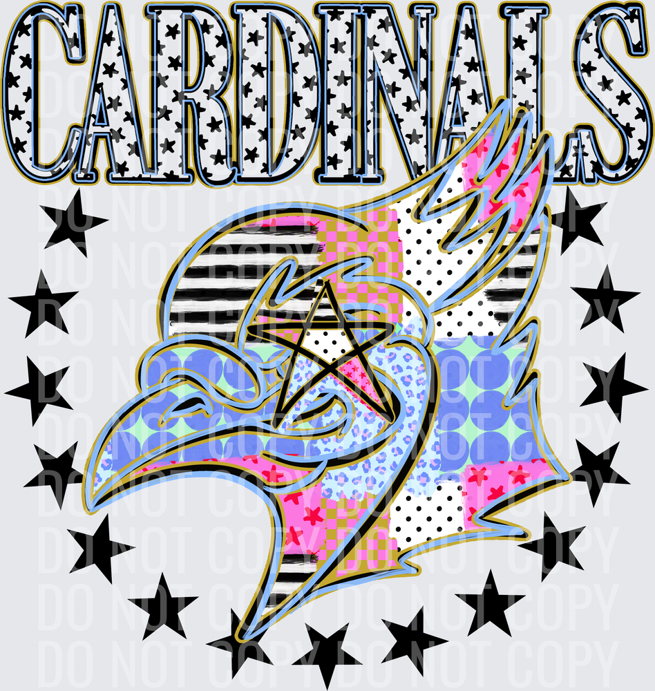 KayndiDesigns 09.26 Patchwork Varisty Stars Cardinals 3