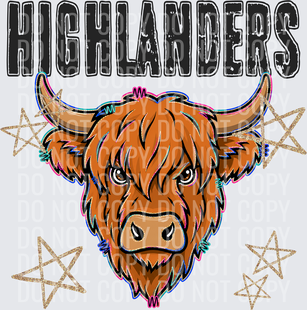 KayndiDesigns 08.26 Grunge Varsity Highlanders