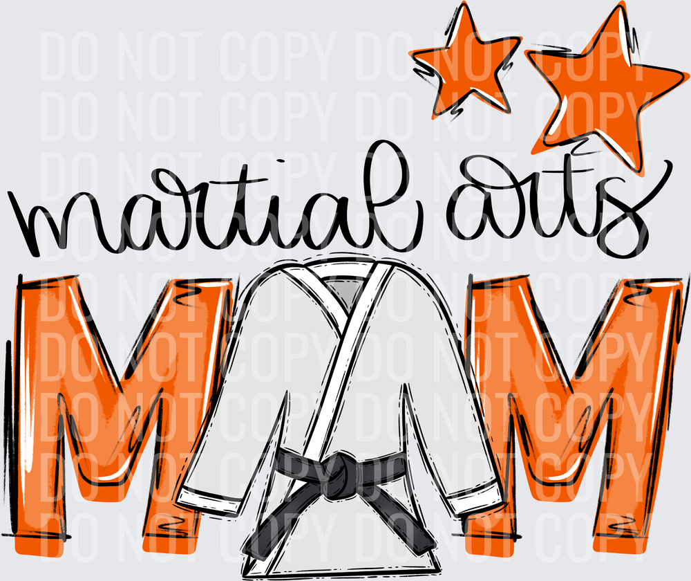 orange martial arts