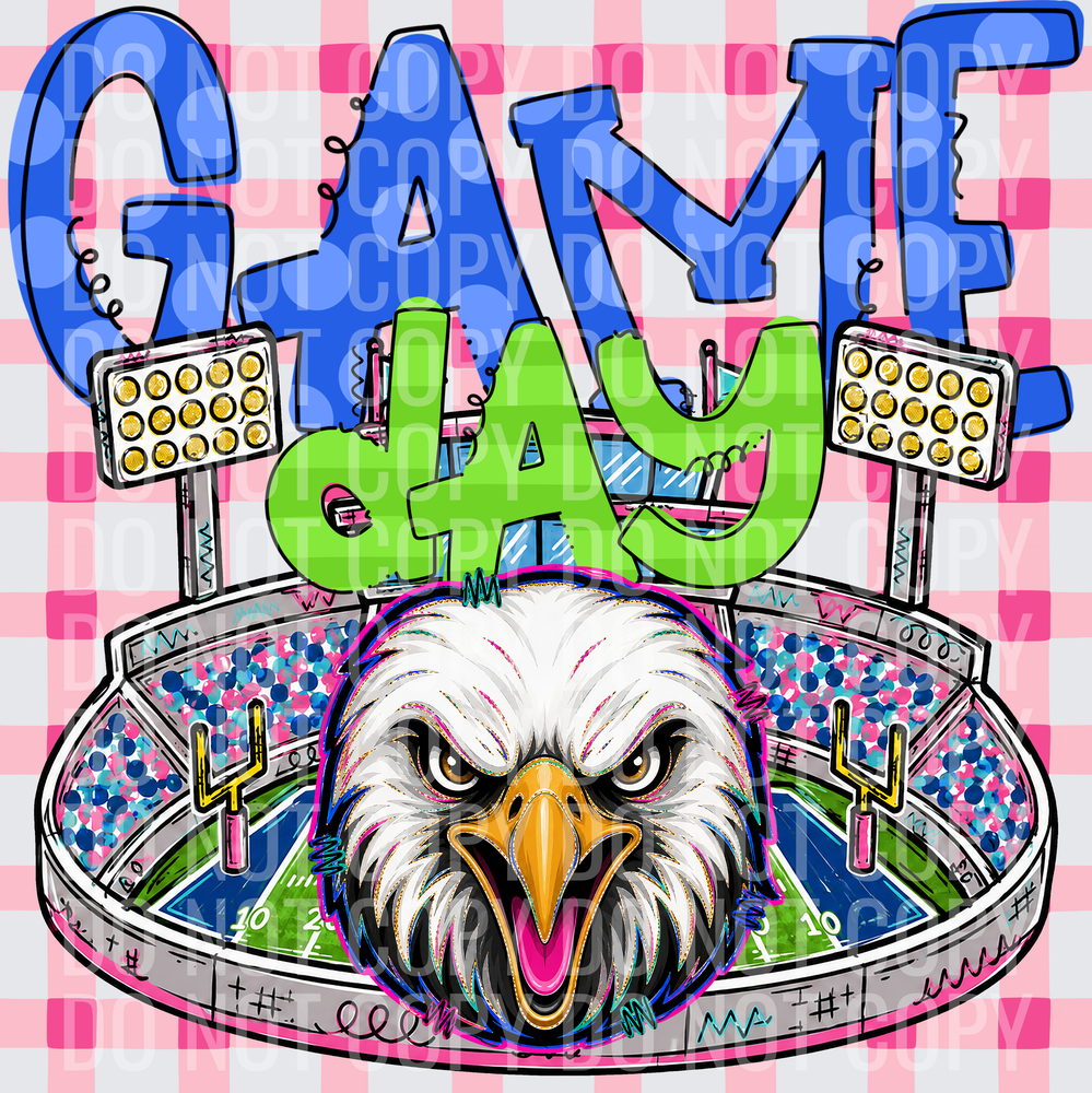 KayndiDesigns 08.26 Game Day Stadium Eagles