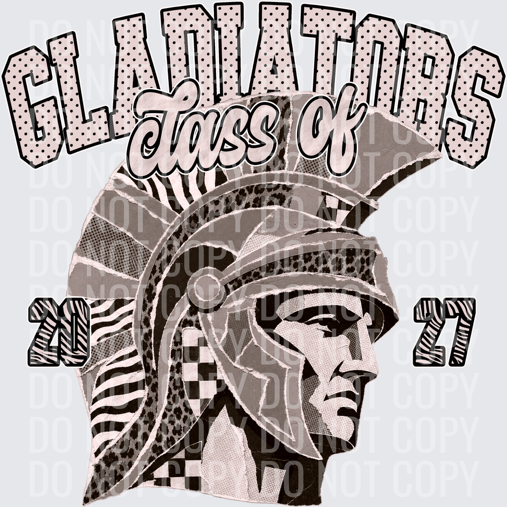 KayndiDesigns 10.26 Class of 2027 Neutral Gladiators