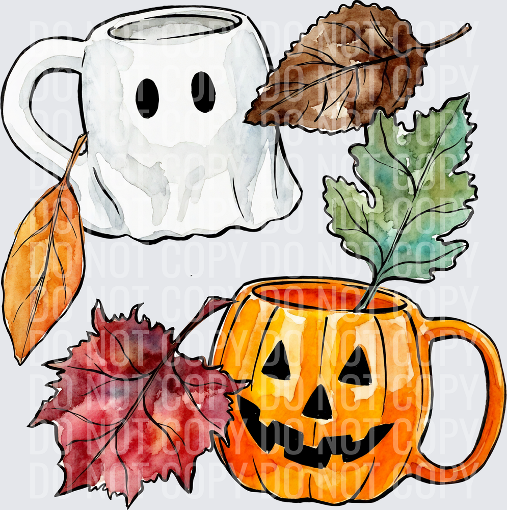 GhostAndPumpkinMug