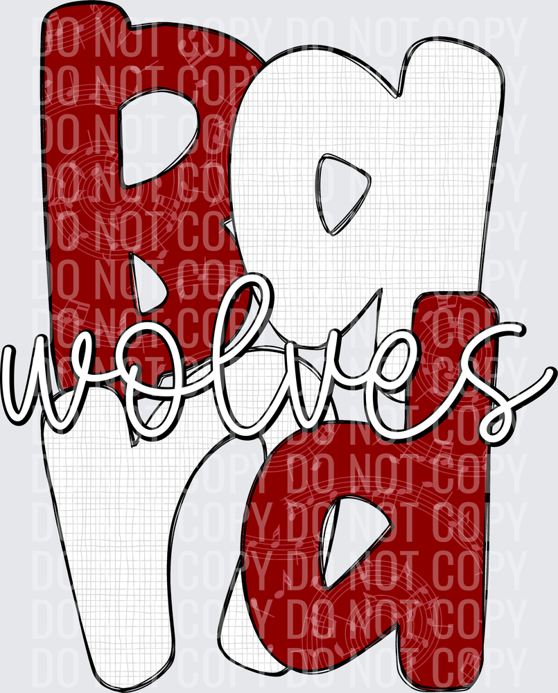 WolvesMaroonWhite-Band