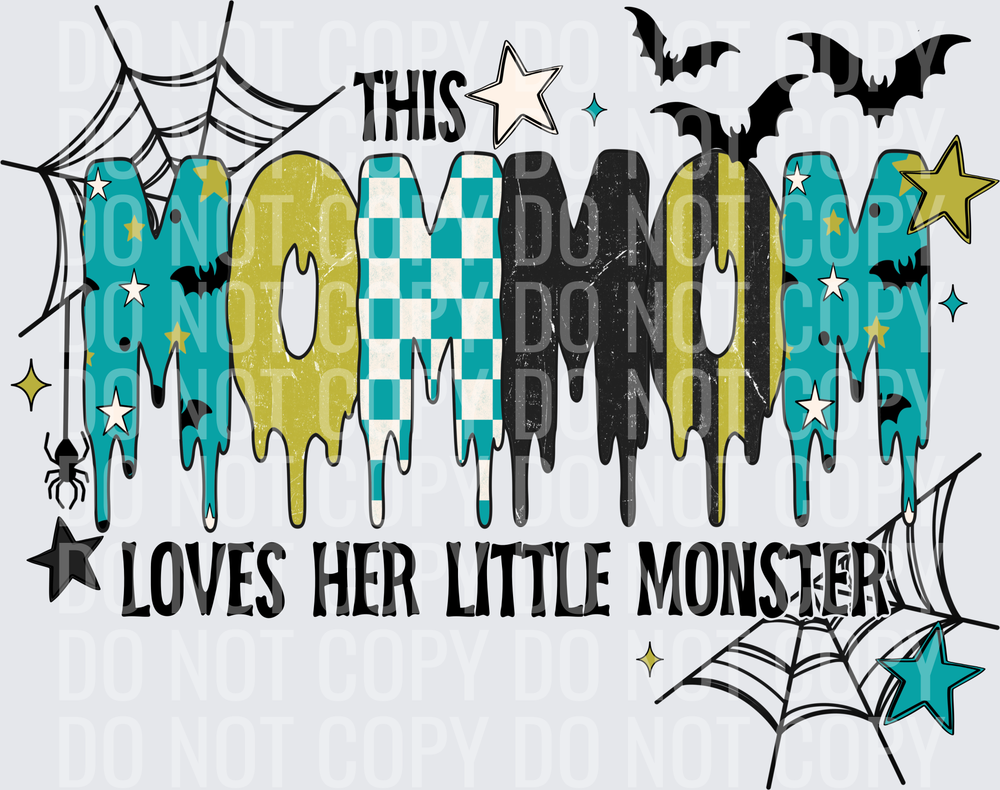 This mommom loves her little monster