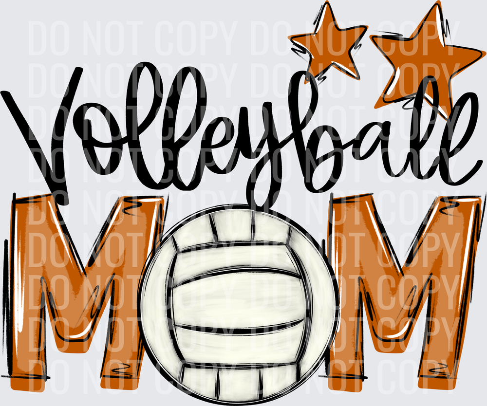 burnt orange volleyball