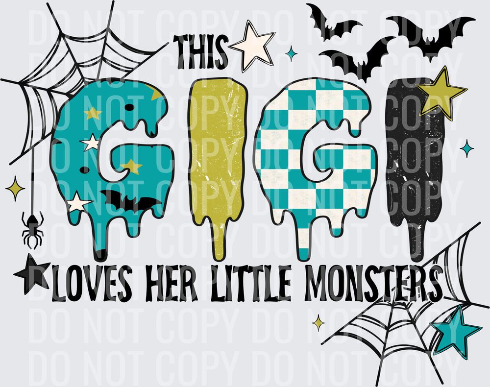 This is Gigi loves her little monsters