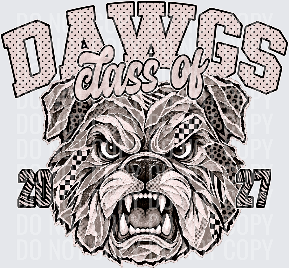 KayndiDesigns 10.26 Class of 2027 Neutral Dawgs