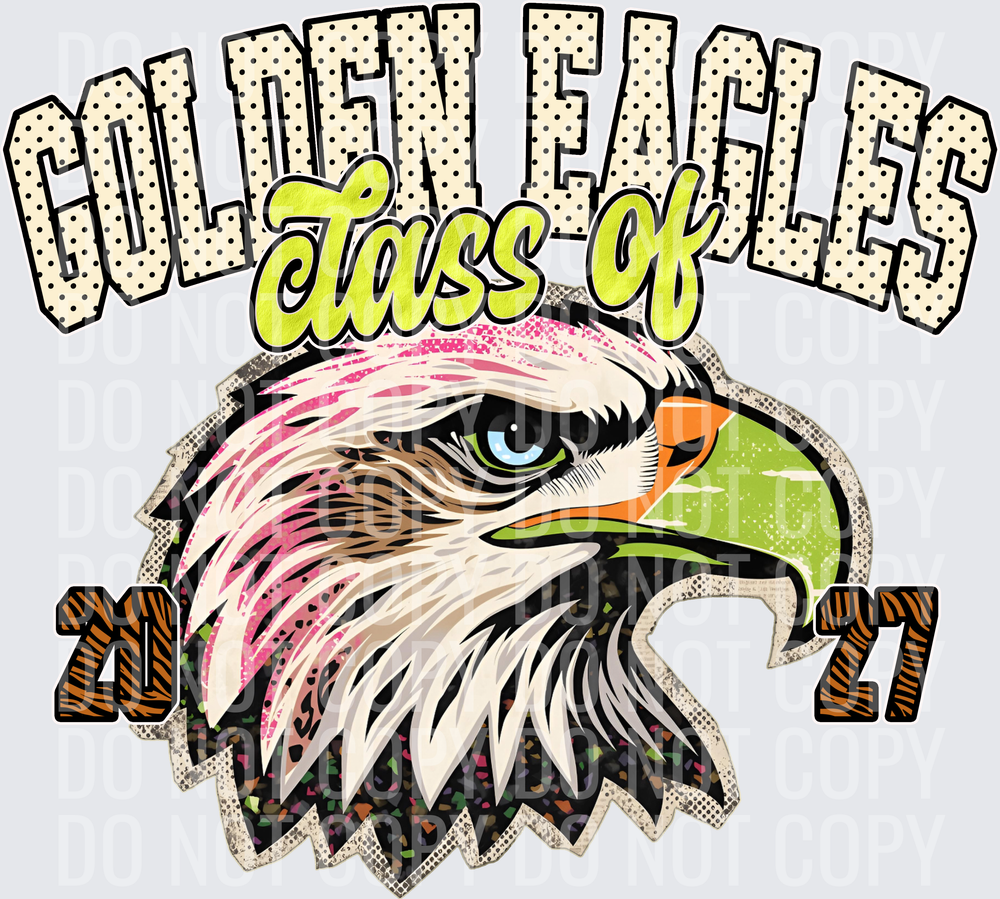 KayndiDesigns 10.26 Class of 2027 Bright Golden Eagles