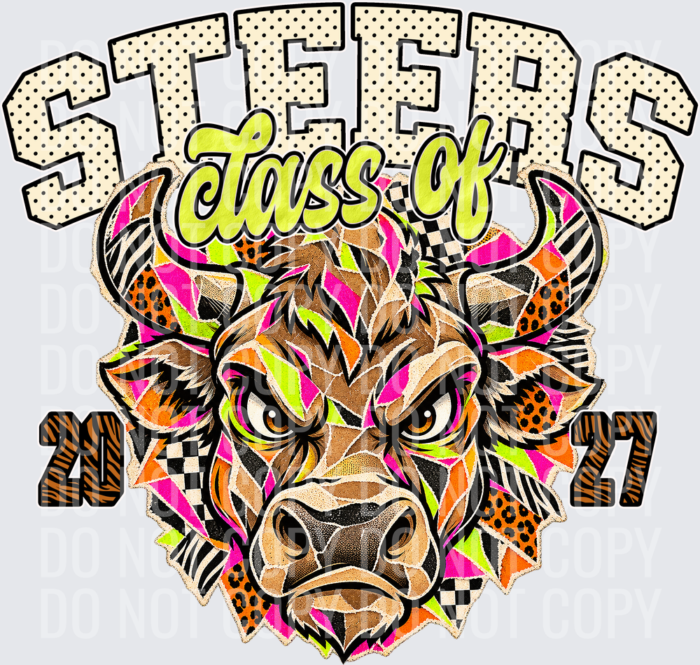 KayndiDesigns 10.26 Class of 2027 Bright Steers 2
