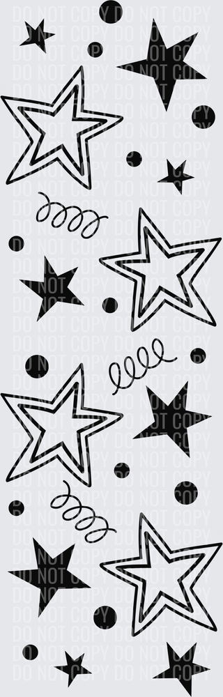 Sleeve stars black