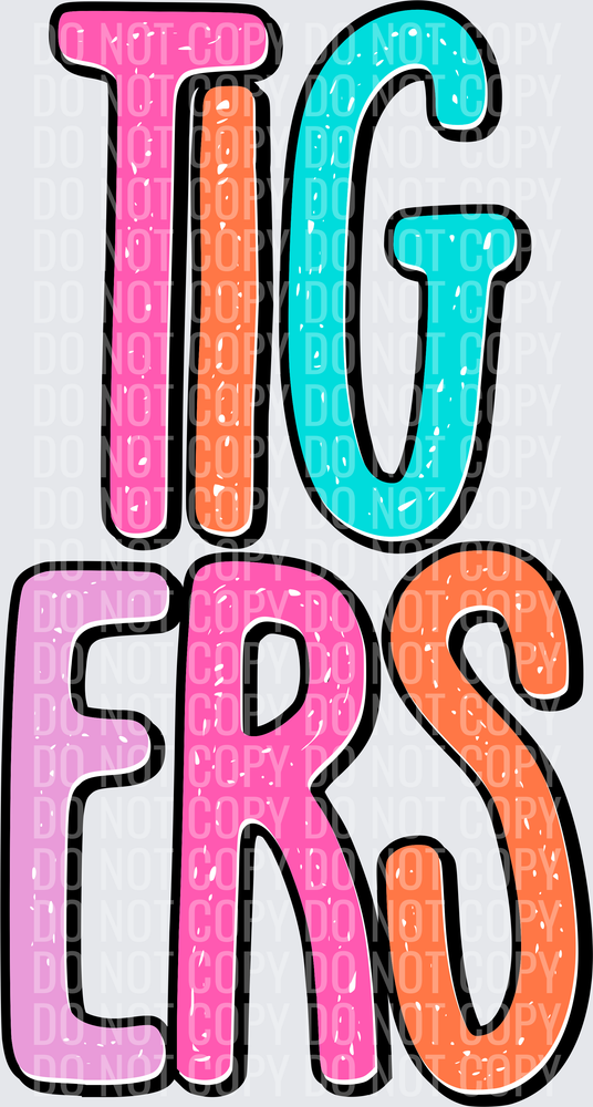 TigersStackedColorful