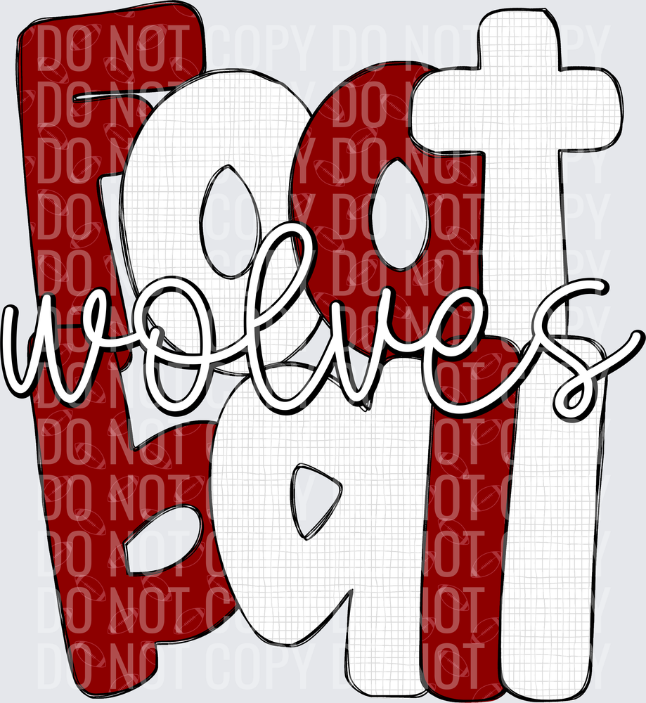 WolvesFootballMaroonWhite
