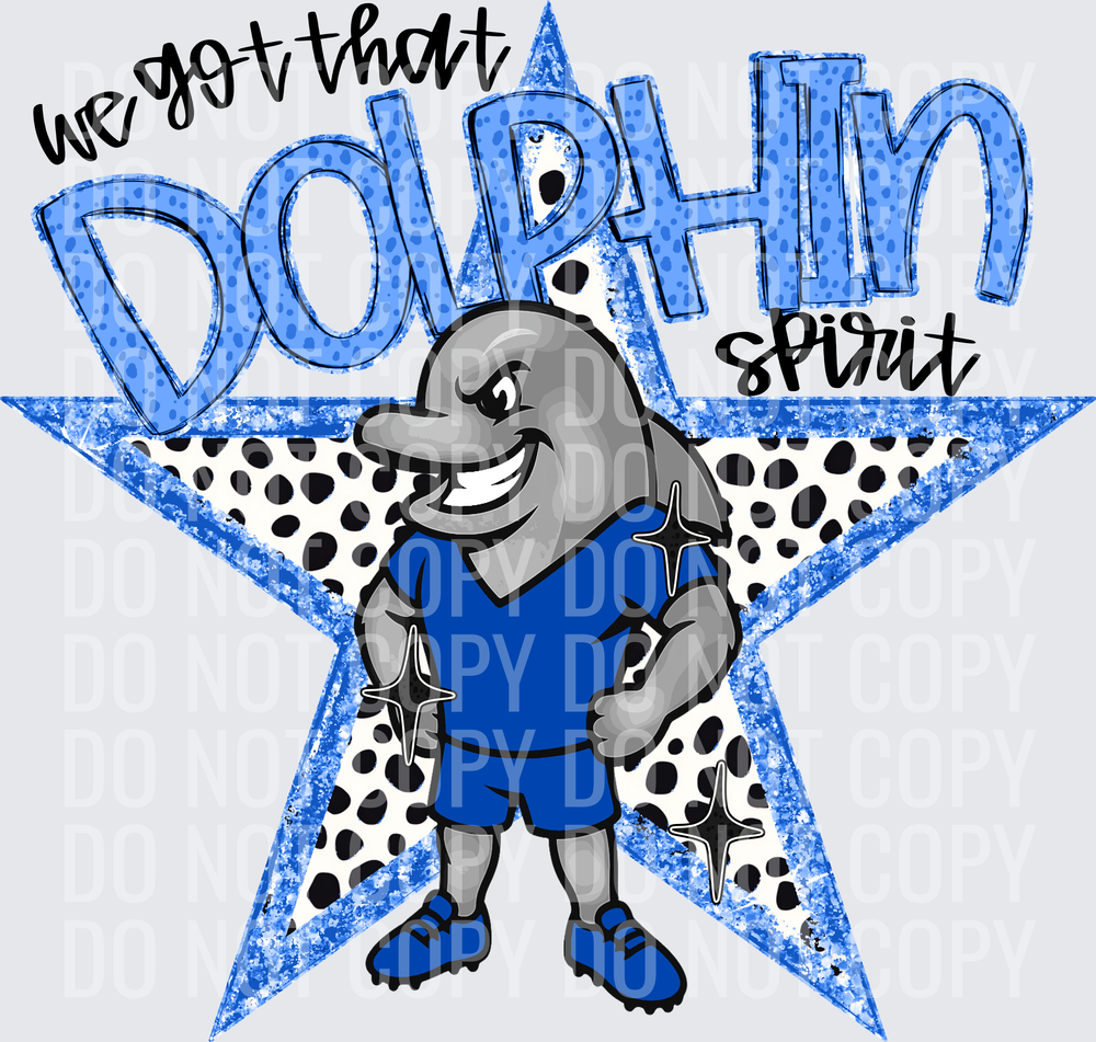 KayndiDesigns 09.26 We Got That Spirit Dolphin Blue