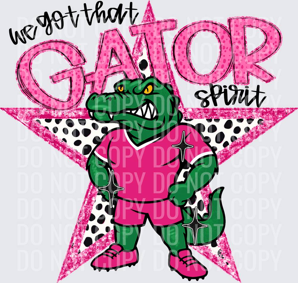 KayndiDesigns 09.26 We Got That Spirit Gator Pink