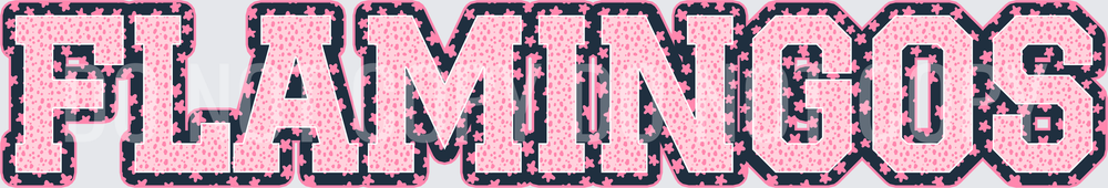 KayndiDesigns 08.26 Varsity Stars Flamingos
