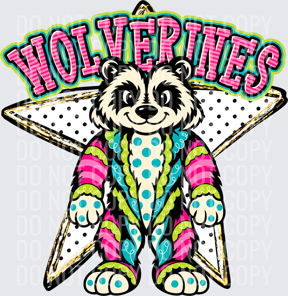 KayndiDesigns 10.26 Pattern Parade Star Wolverines