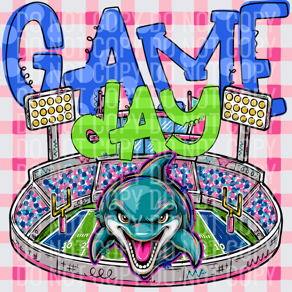 KayndiDesigns 08.26 Game Day Stadium Dolphins