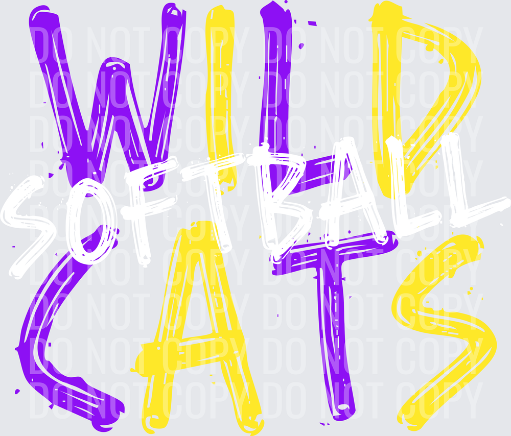 WildcatsPurpleYellow-Softball