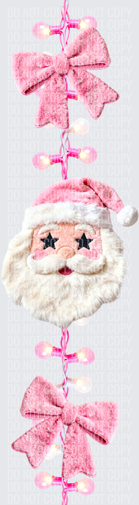 pink santa baby faux fur SLEEVE hwds
