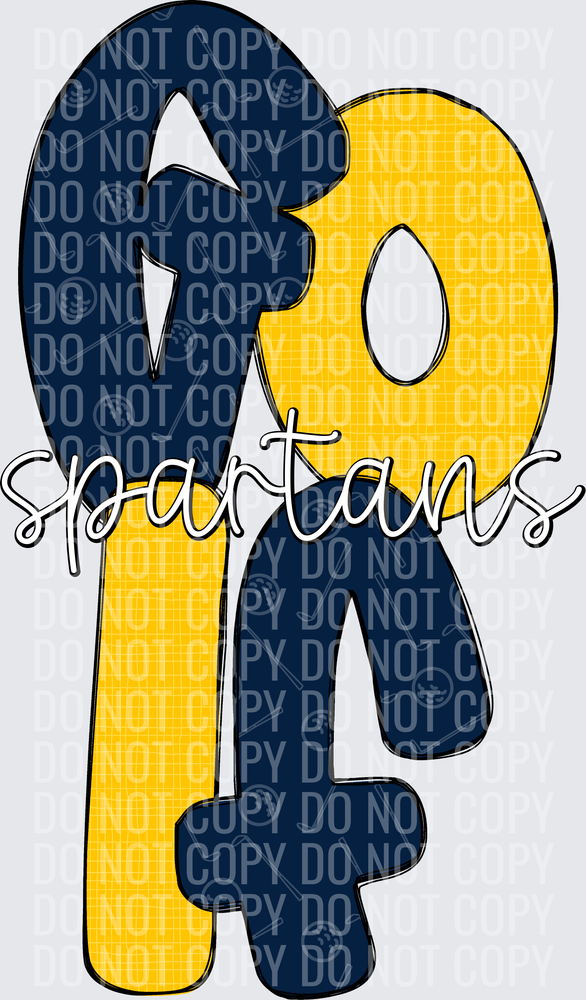 SpartansNavyYellowGold-Golf
