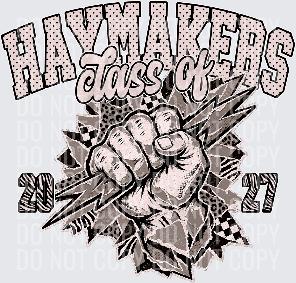 KayndiDesigns 10.26 Class of 2027 Neutral Haymakers