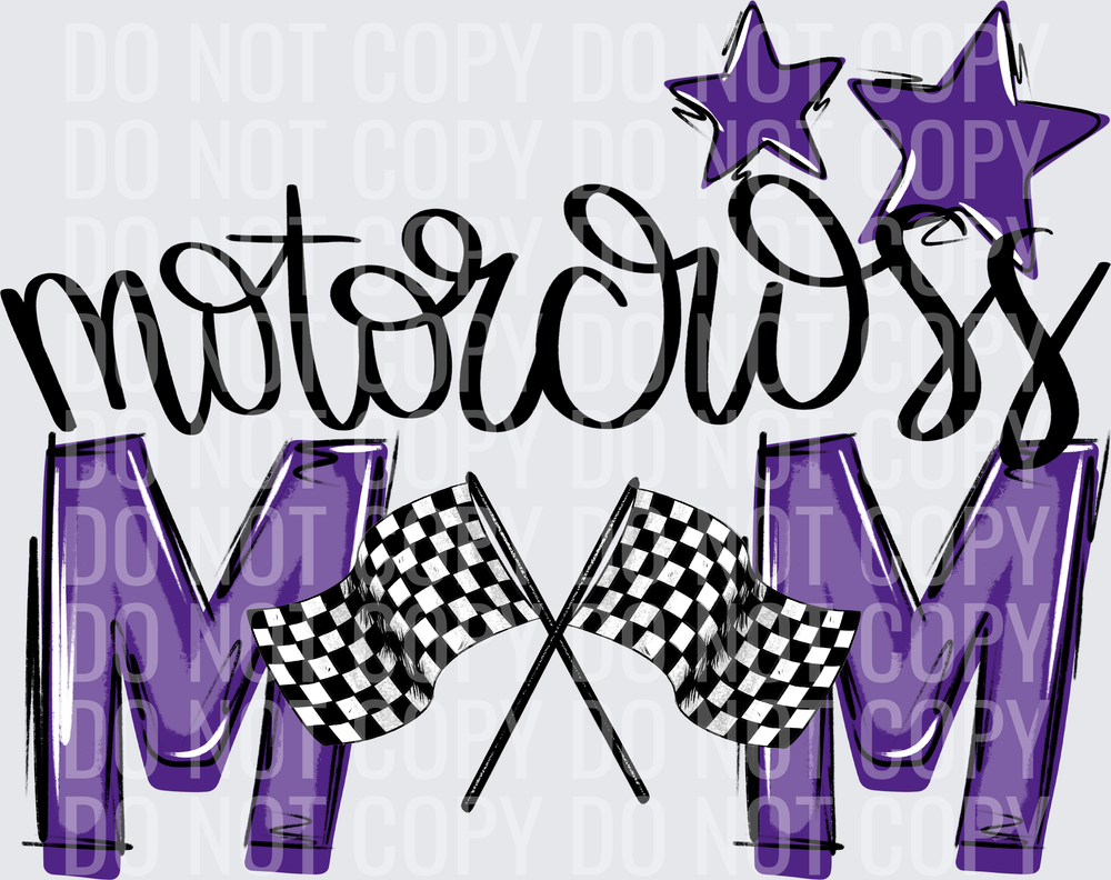 purple motorcross