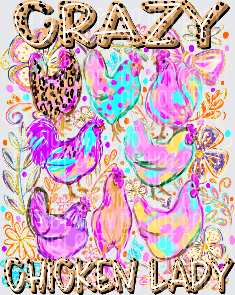 Crazy chicken lady