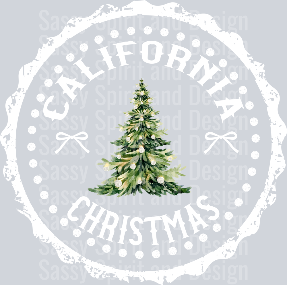 STATE CHRISTMAS STAMP California