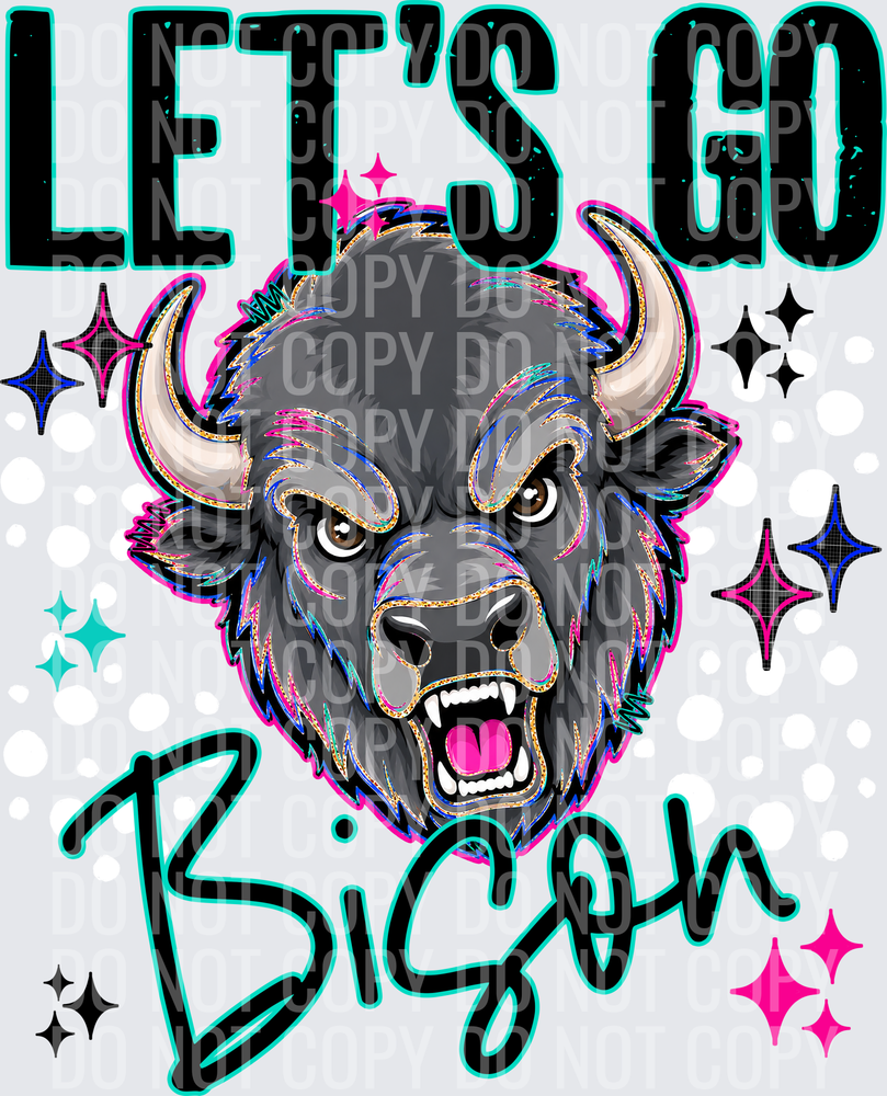 LETS GO MASCOTS BISON
