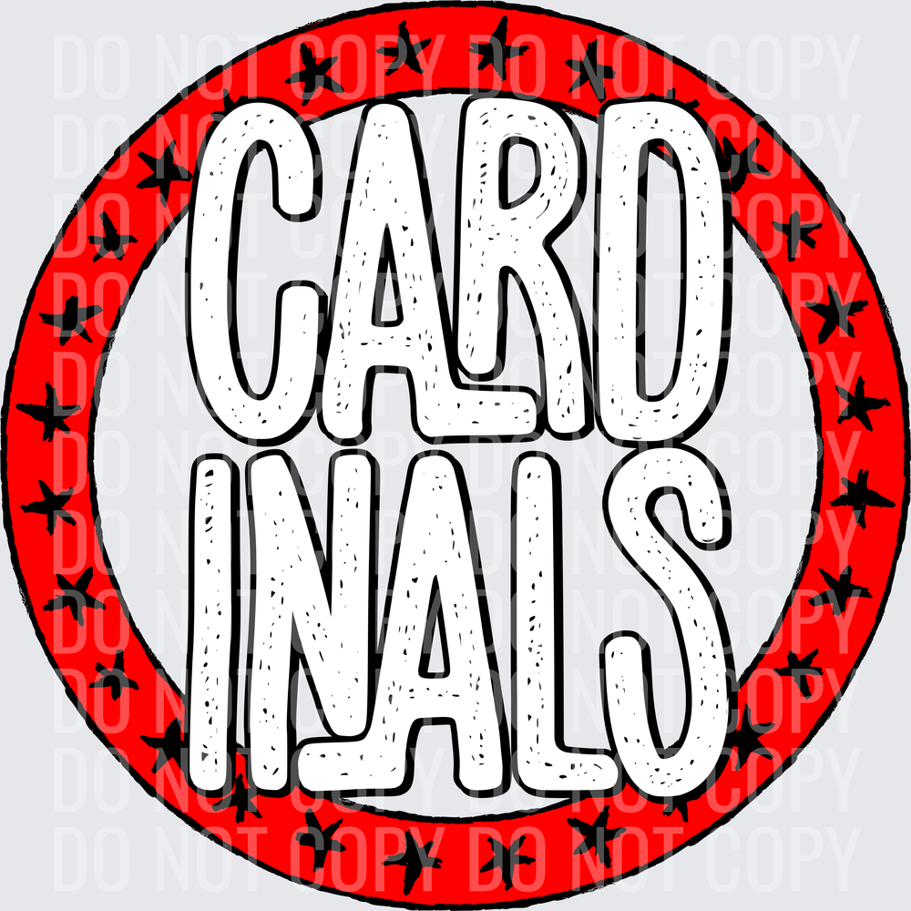 CardinalsStarCircleRedBlack