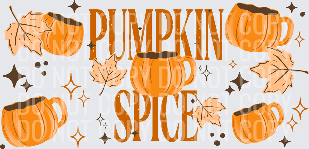 Pumpkin spice 16oz wrap