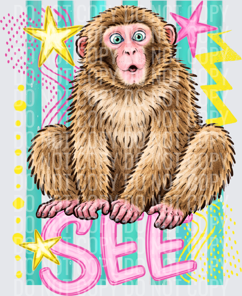 Monkey See Pink