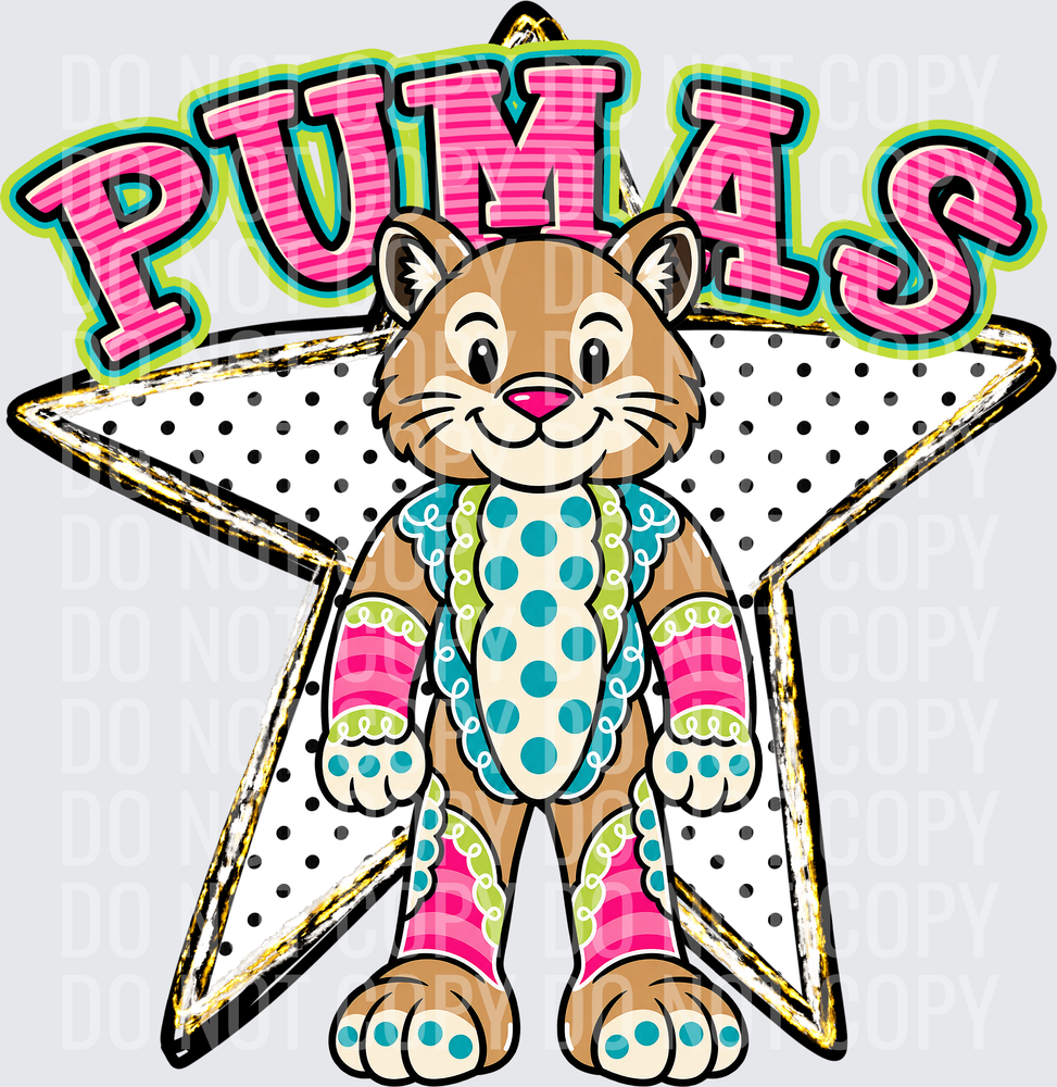 KayndiDesigns 10.26 Pattern Parade Star Pumas