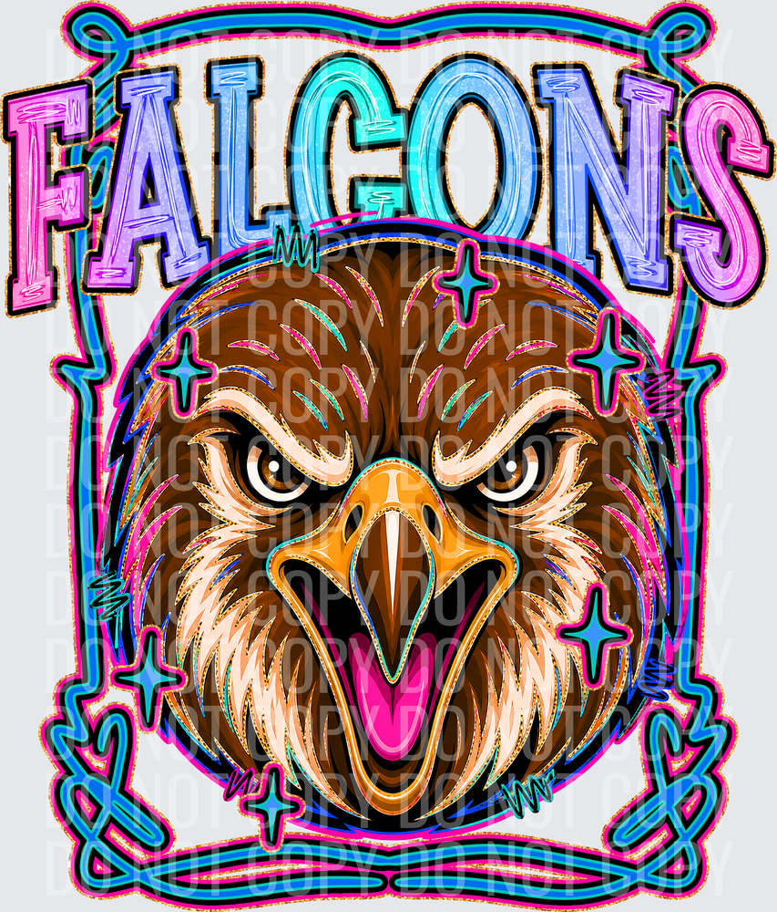 KayndiDesigns 08.26 Retro Pop Falcons