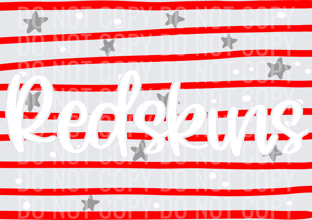 RedskinsRedGrayWhite