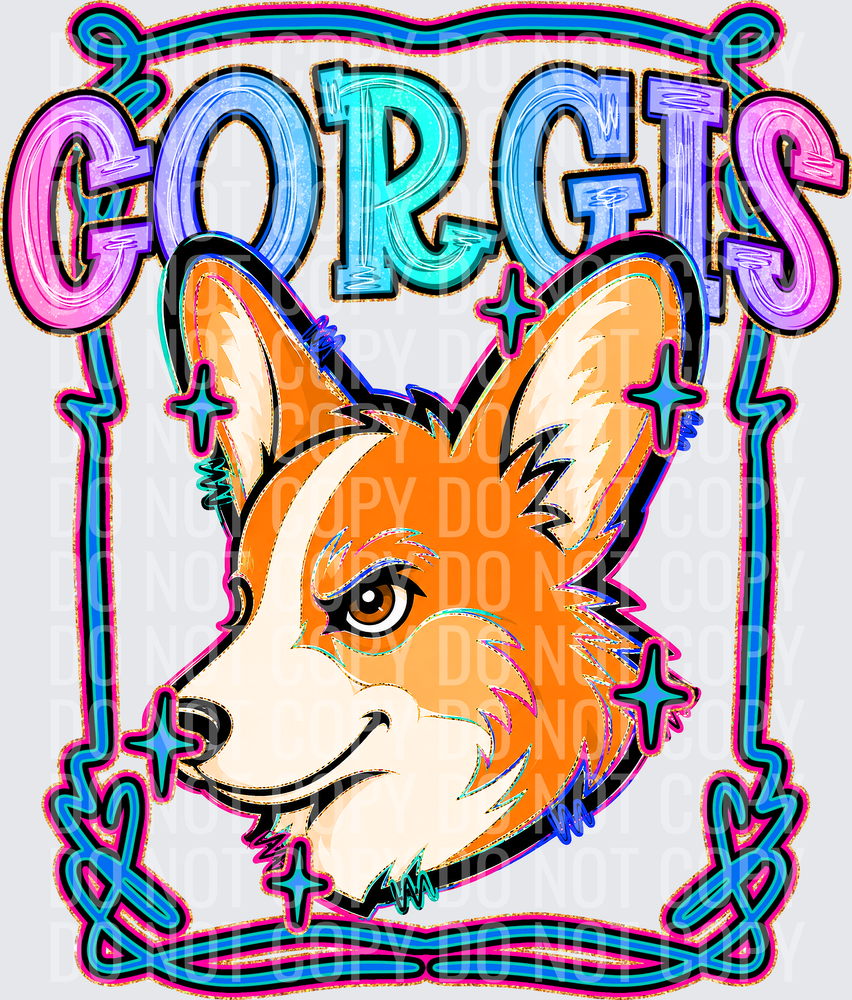 KayndiDesigns 08.26 Retro Pop Corgis