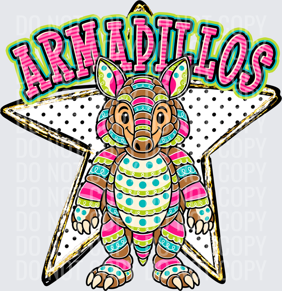 KayndiDesigns 10.26 Pattern Parade Star Armadillos