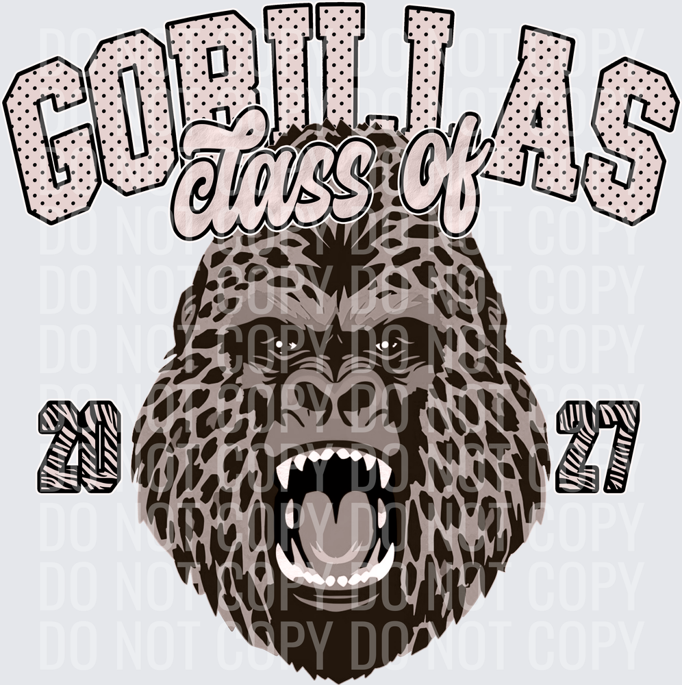 KayndiDesigns 10.26 Class of 2027 Neutral Gorillas 9