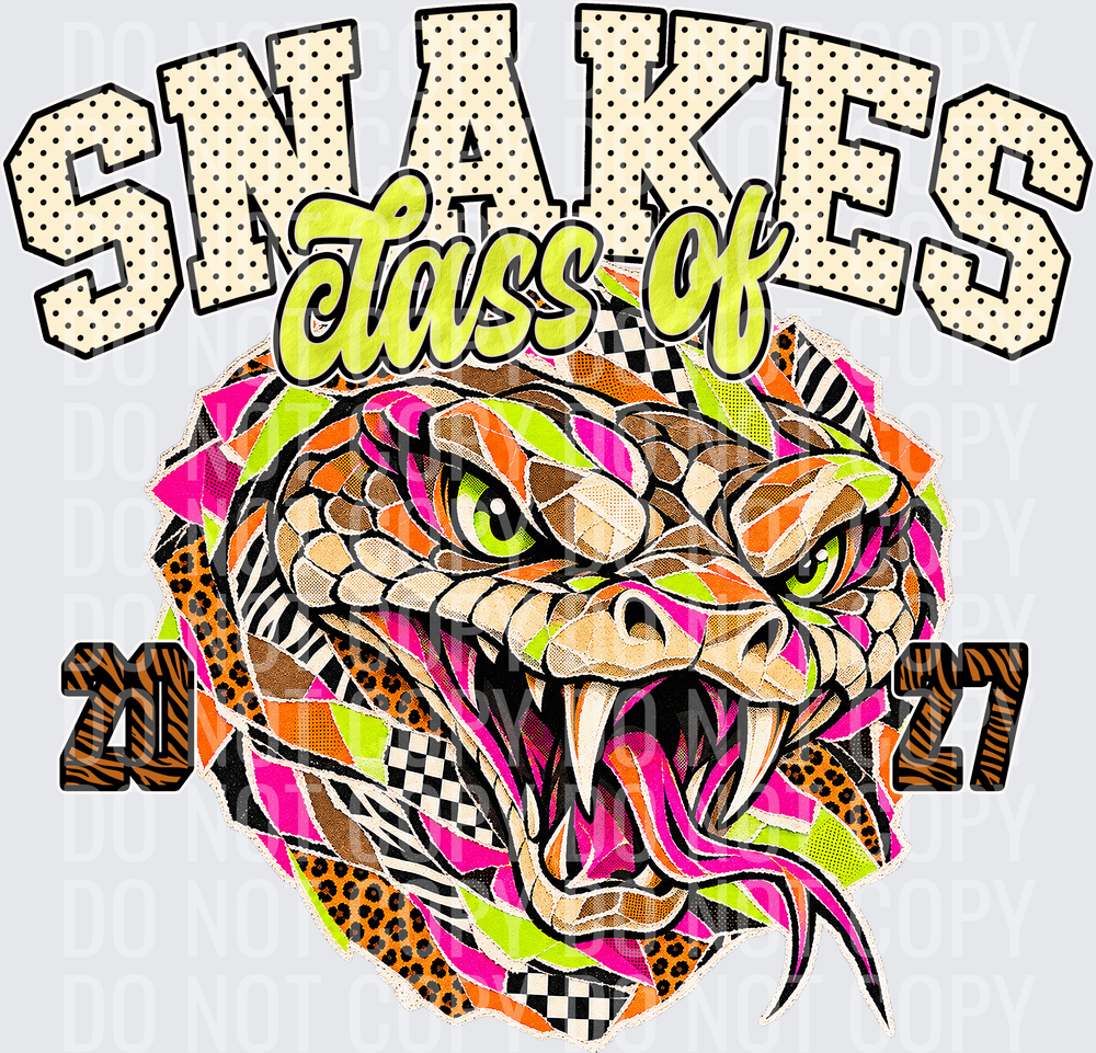 KayndiDesigns 10.26 Class of 2027 Bright Snakes