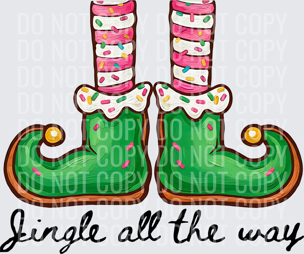 Jingle all the way elf legs hwds