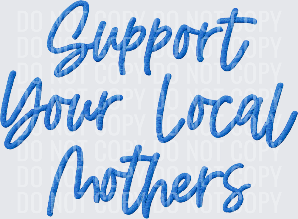 Blue Local Mothers